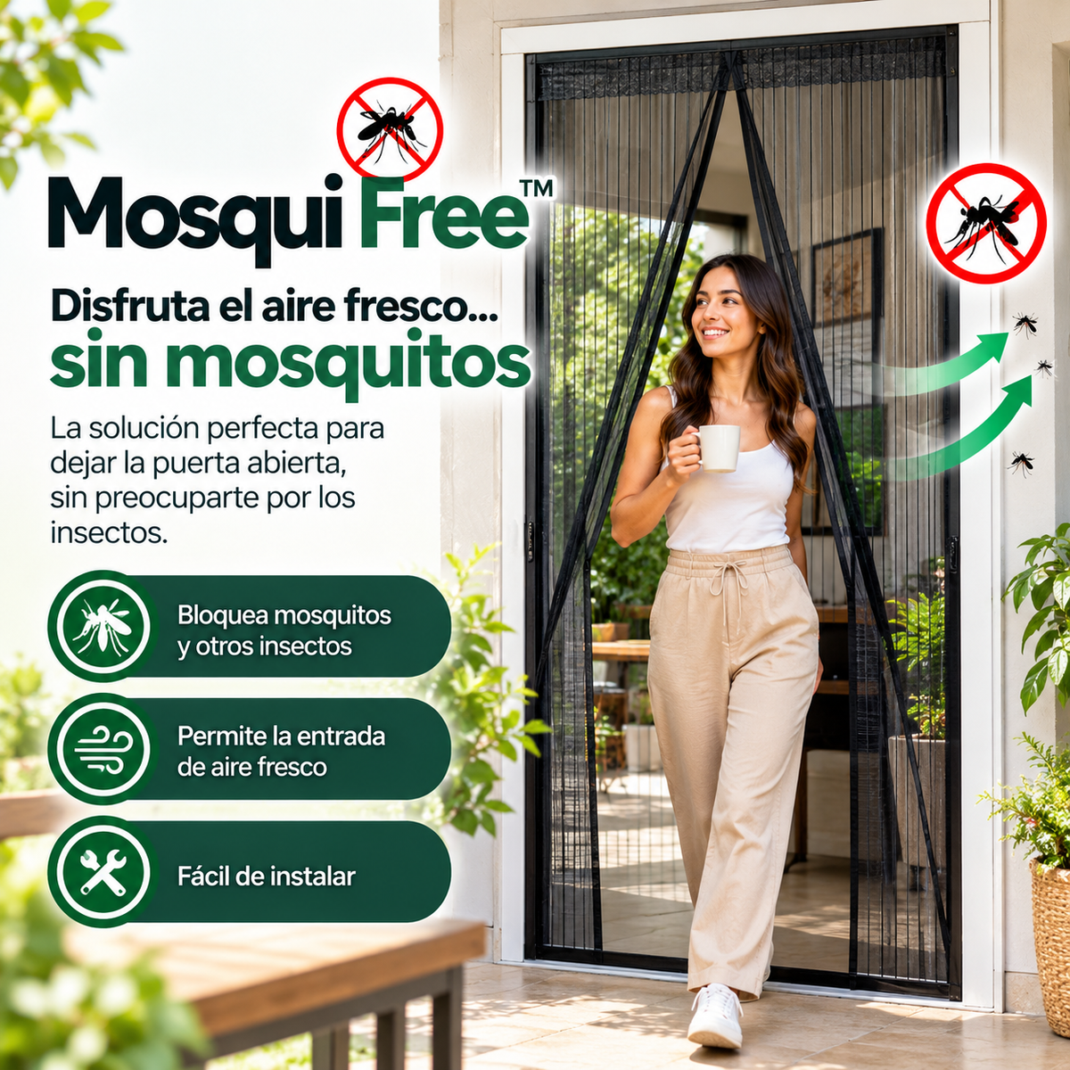 🦟 Mosqui Free™ Cortina Magnética Anti-Mosquitos